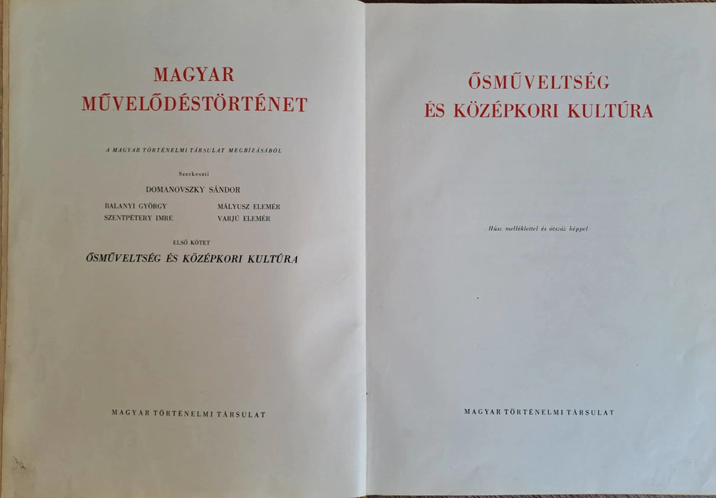 Magyar művelődéstörténet 1 - 5. - Oskola Antikvárium