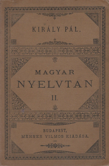 Magyar nyelvtan II. - Oskola Antikvárium
