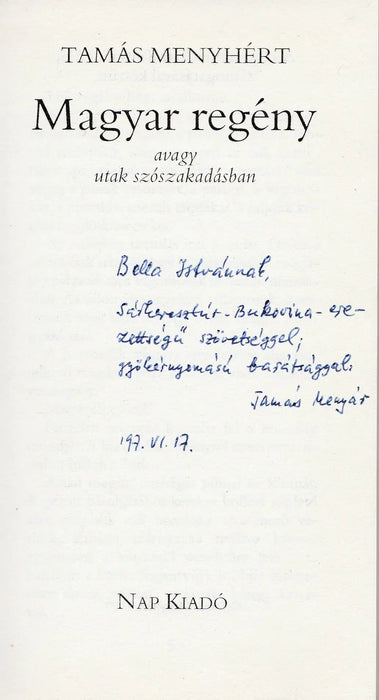 Magyar regény - Oskola Antikvárium