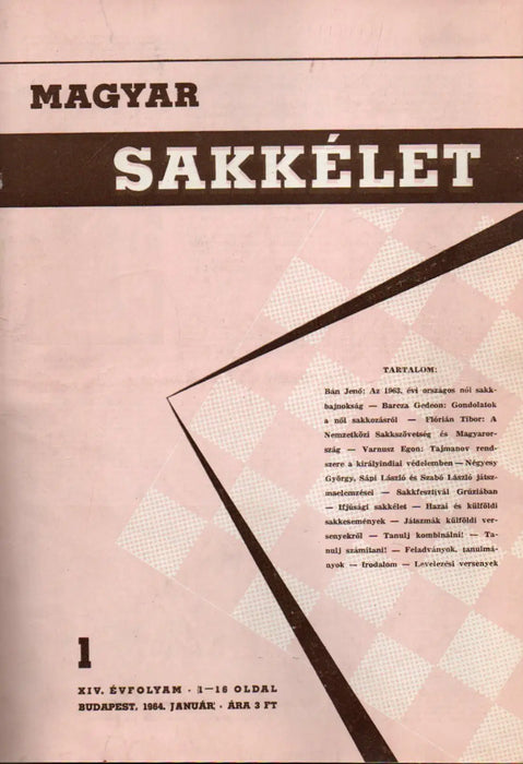 Magyar Sakkélet 14. évfolyam 1964. - Oskola Antikvárium