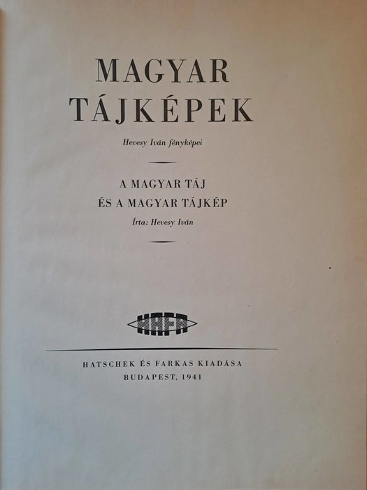 Magyar tájképek - Oskola Antikvárium