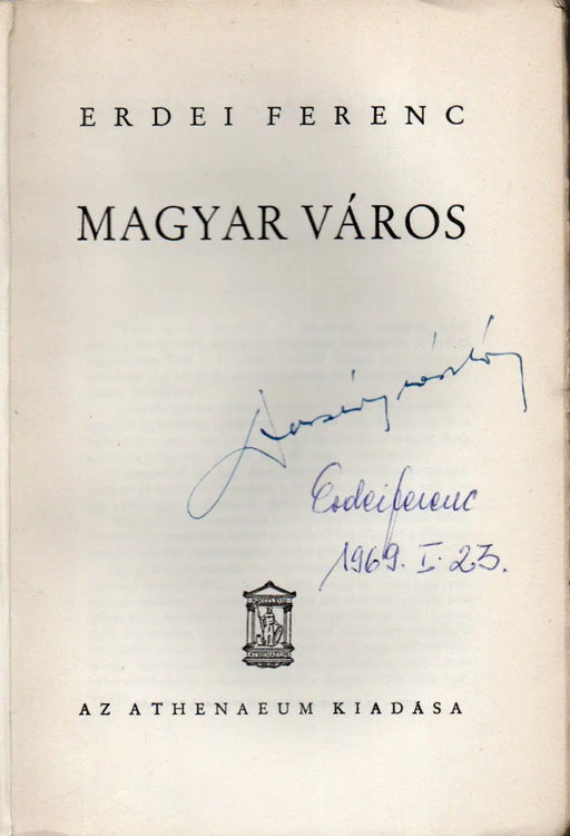 Magyar város - Oskola Antikvárium