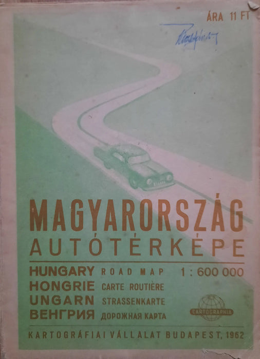 Magyarország autótérképe - Oskola Antikvárium