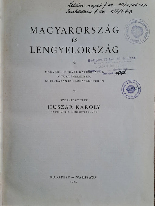 Magyarország és Lengyelország - Oskola Antikvárium