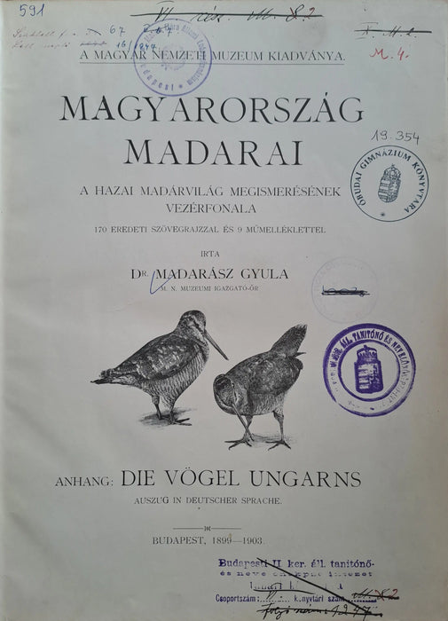 Magyarország madarai - Oskola Antikvárium