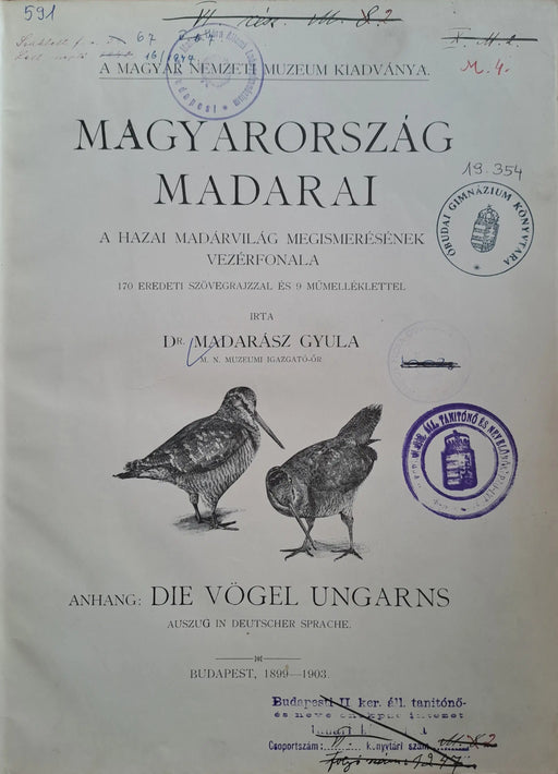 Magyarország madarai - Oskola Antikvárium