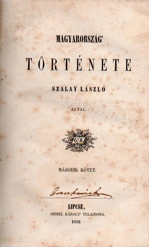 Magyarország története II. - Oskola Antikvárium