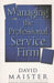 Managing the Professional Service Firm - Oskola Antikvárium