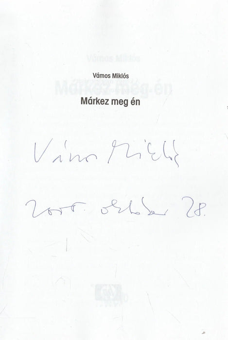 Márkez meg én - Oskola Antikvárium