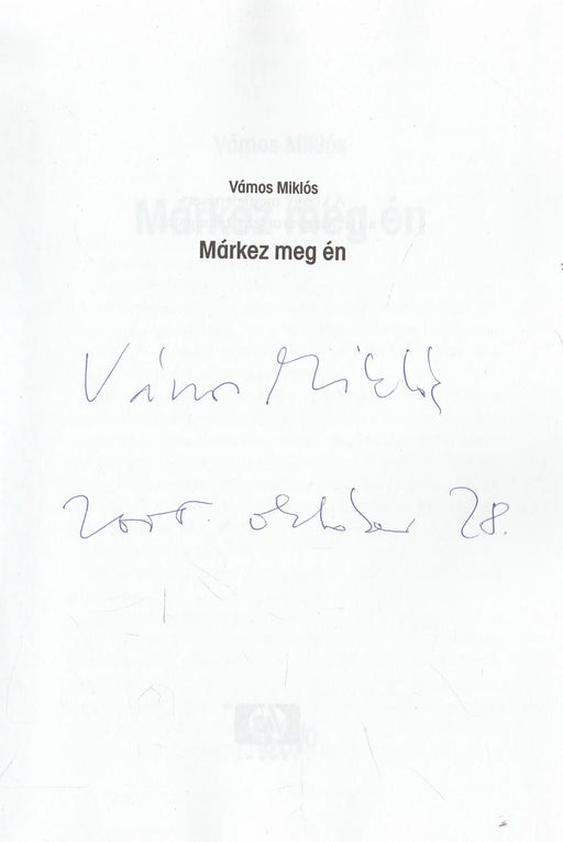 Márkez meg én - Oskola Antikvárium
