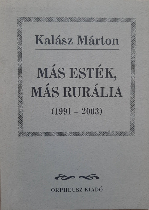 Más esték, más rurália - Oskola Antikvárium