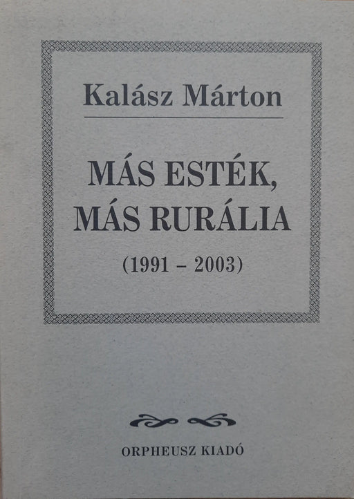 Más esték, más rurália - Oskola Antikvárium