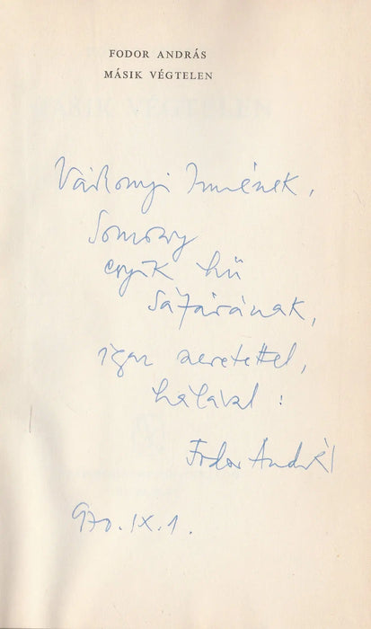 Másik végtelen - Oskola Antikvárium