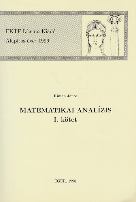 Matematikai analízis I. - Oskola Antikvárium