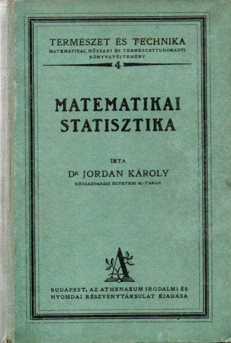 Matematikai statisztika - Oskola Antikvárium