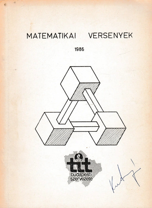 Matematikai versenyek 1986 - Oskola Antikvárium