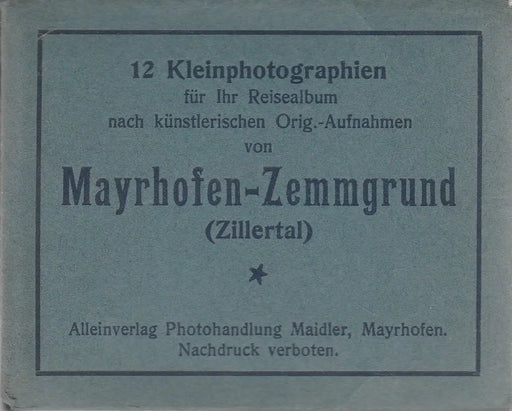 Mayrhofen - Zemmgrund - Oskola Antikvárium