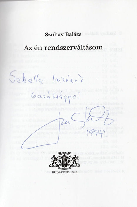 Megmondtam százszor... - Az én rendszerváltásom - Oskola Antikvárium