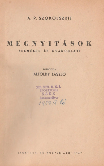 Megnyitások - Oskola Antikvárium