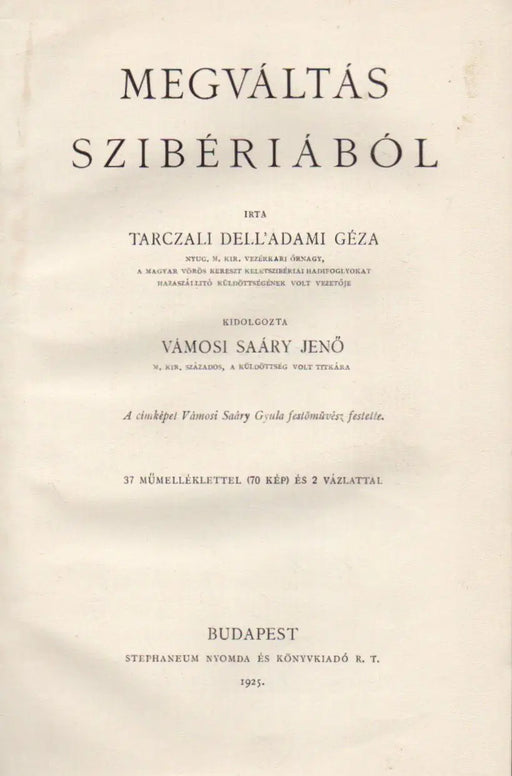 Megváltás Szibériából - Oskola Antikvárium