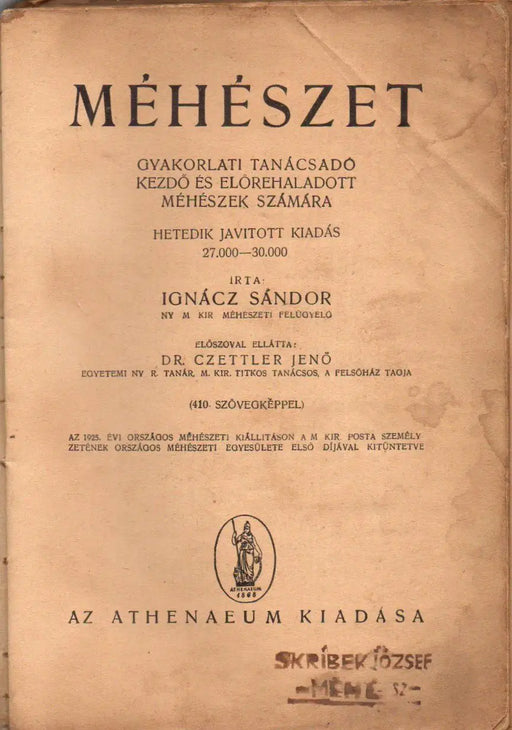 Méhészet - Oskola Antikvárium