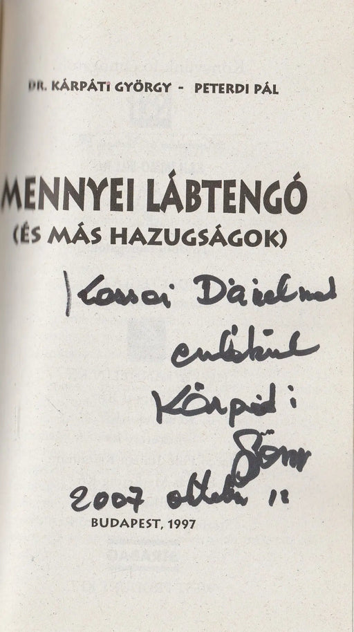 Mennyei lábtengó - Oskola Antikvárium