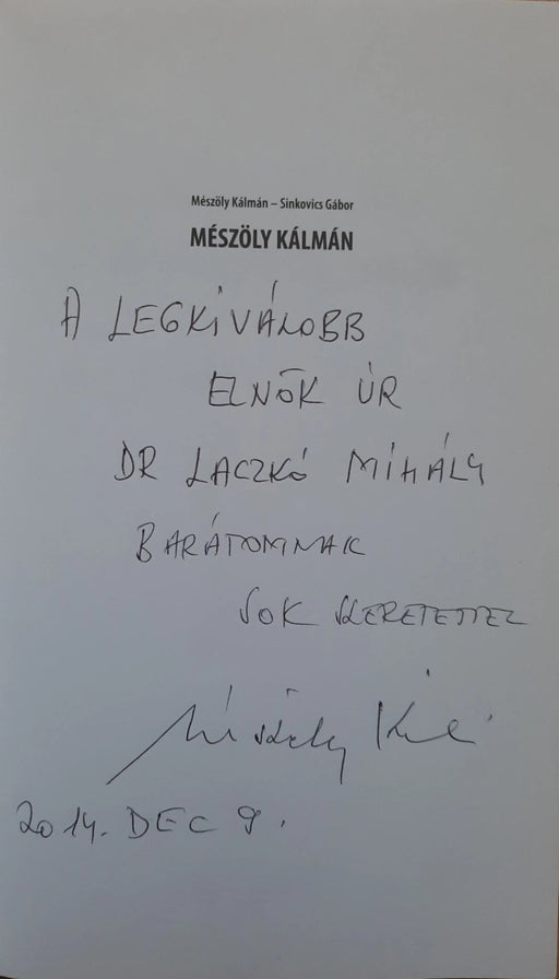 Mészöly Kálmán - Oskola Antikvárium