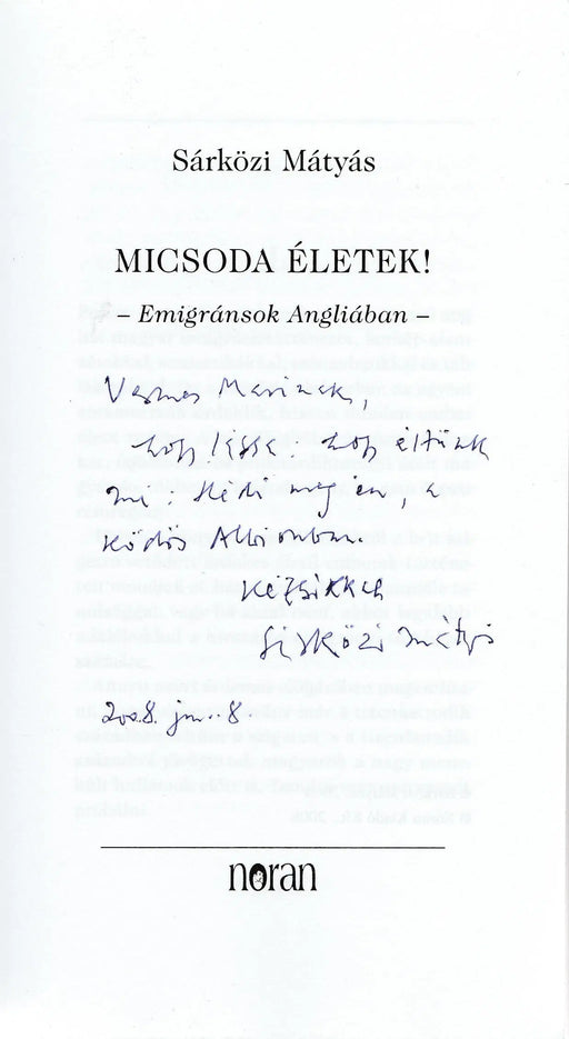 Micsoda életek! - Oskola Antikvárium