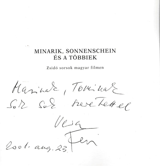Minarik, Sonnenschein és a többiek - Oskola Antikvárium