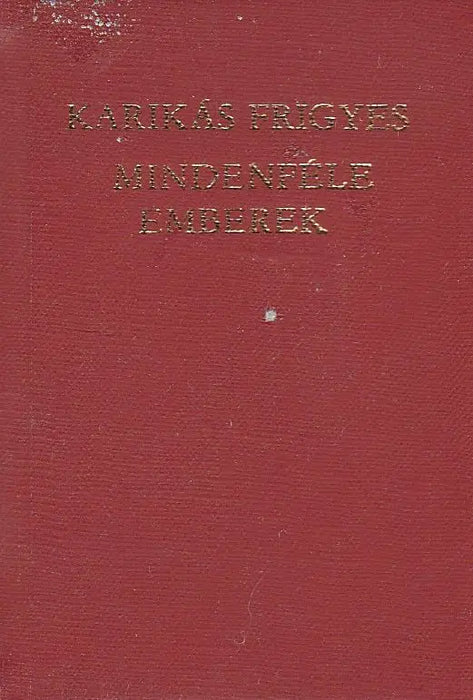 Mindenféle emberek... - Oskola Antikvárium