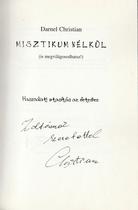 Misztikum nélkül - Oskola Antikvárium