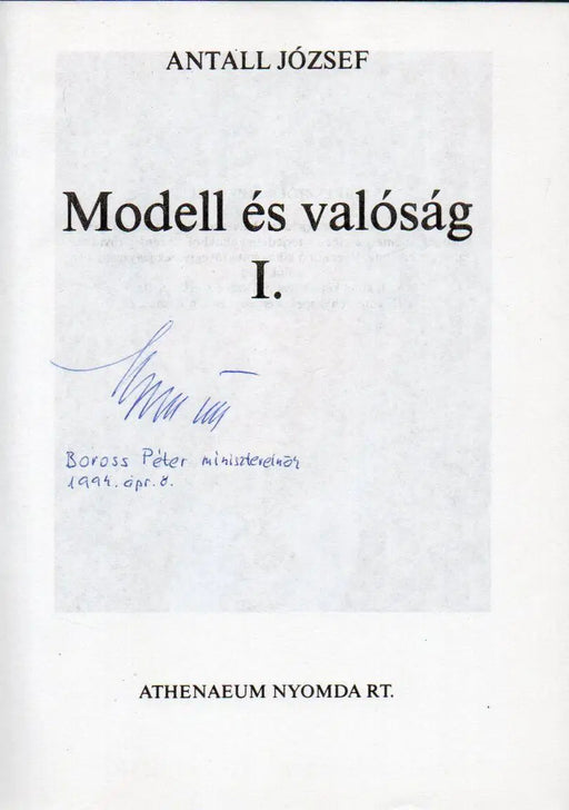 Modell és valóság I - II. - Oskola Antikvárium