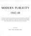 Modern Pulbicity 1942 - 48 - Oskola Antikvárium
