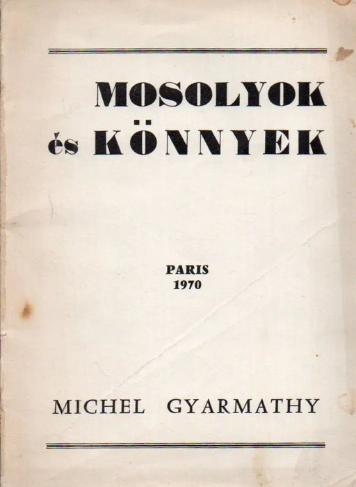 Mosolyok és könnyek - Oskola Antikvárium