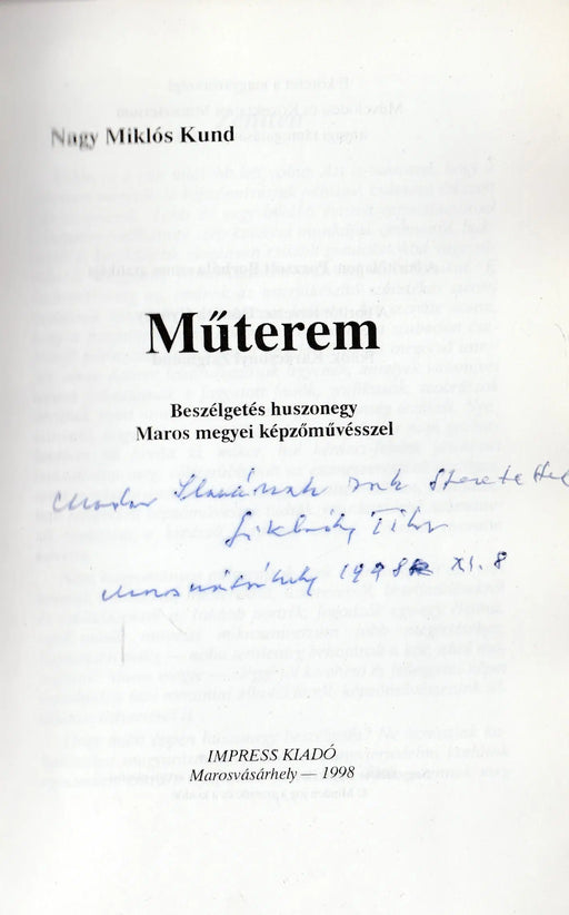 Műterem - Oskola Antikvárium