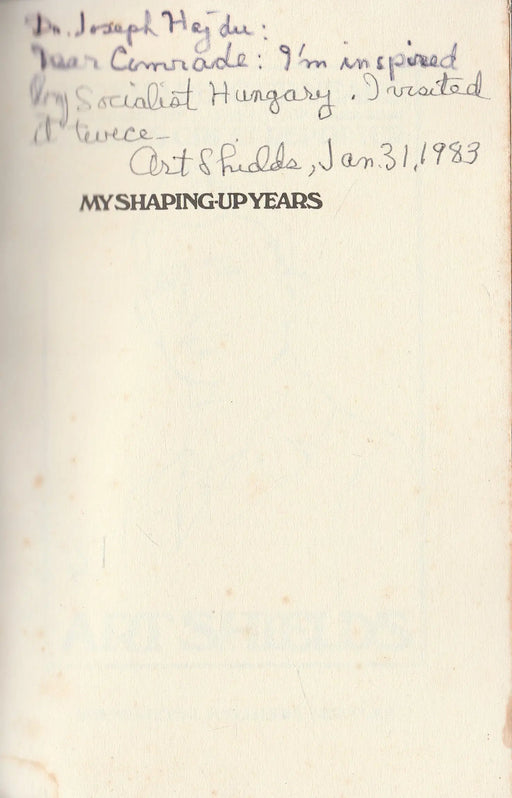 My Shaping - up Years - Oskola Antikvárium