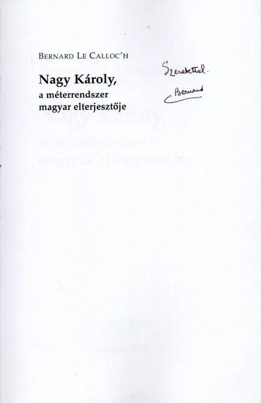 Nagy Károly, a méterrendszer magyar elterjesztője - Oskola Antikvárium