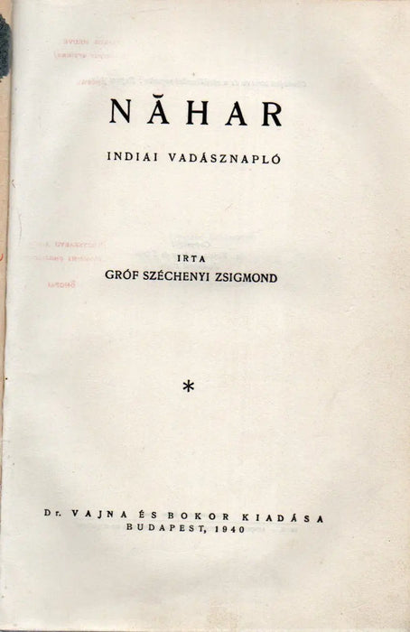 Náhar I. - Oskola Antikvárium