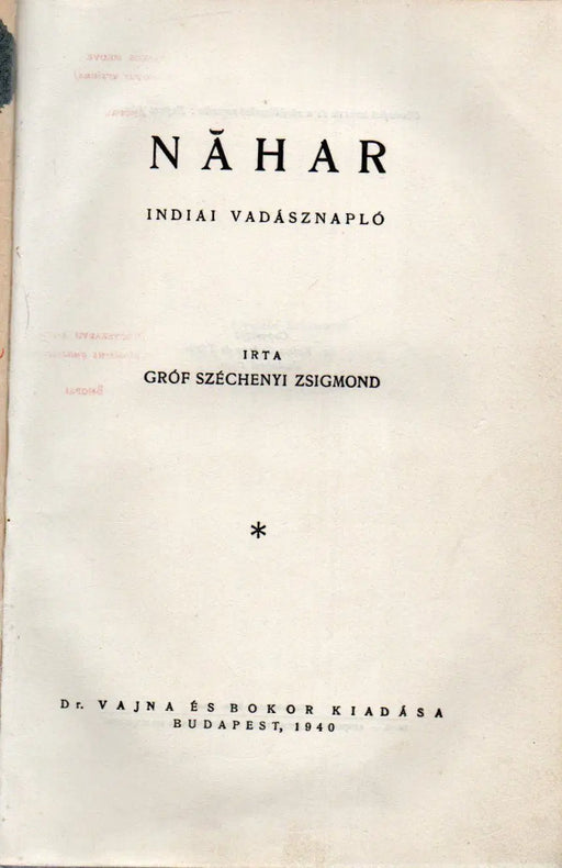 Náhar I. - Oskola Antikvárium