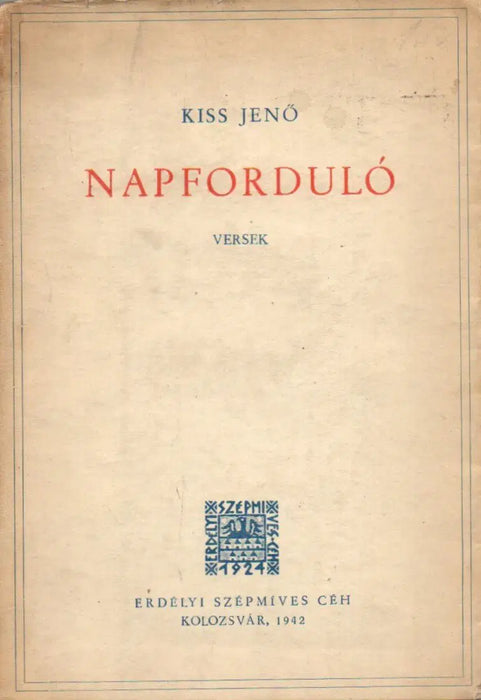 Napforduló - Oskola Antikvárium
