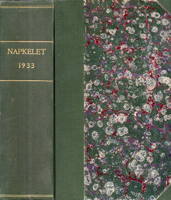 Napkelet XI. évfolyam 1933 - Oskola Antikvárium