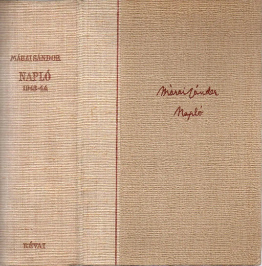 Napló 1943 - 1944 - Oskola Antikvárium