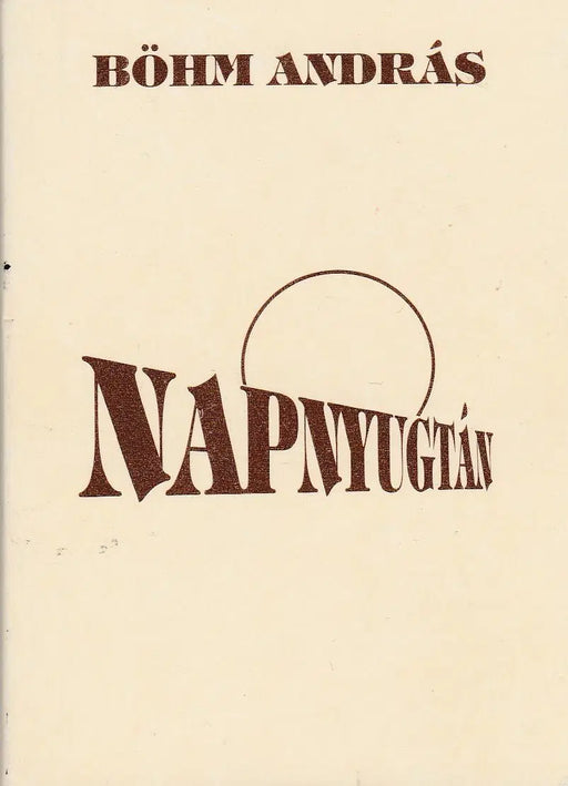 Napnyugtán - Oskola Antikvárium