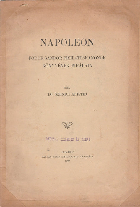 Napoleon - Oskola Antikvárium