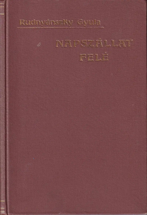 Napszállat felé - Oskola Antikvárium