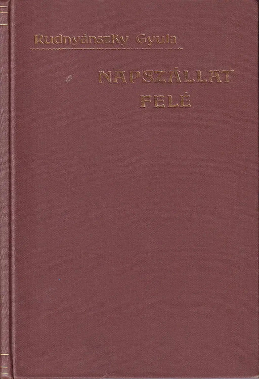 Napszállat felé - Oskola Antikvárium