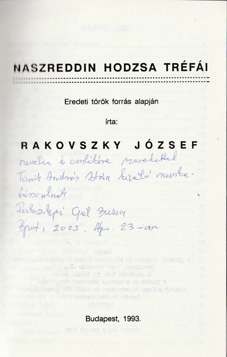Naszreddin Hodzsa meséi - Oskola Antikvárium