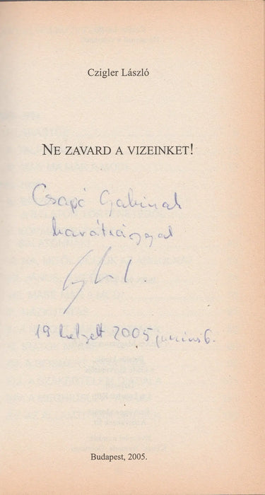 Ne zavard a vizeinket! - Oskola Antikvárium