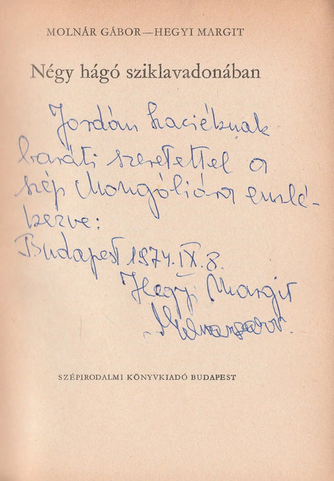 Négy hágó sziklavadonában - Oskola Antikvárium