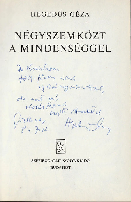 Négyszemközt a mindenséggel - Oskola Antikvárium